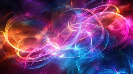 Red glowing vintage lights background. Focused