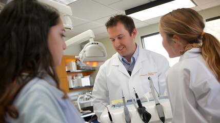 Obraz premium Modern dental practice.