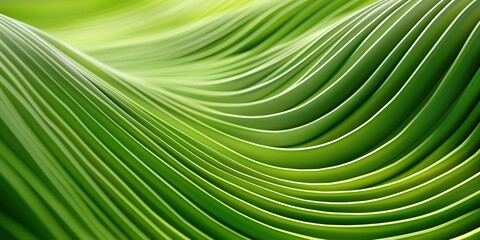 Obraz premium Abstract organic green lines as wallpaper background illustration created by ai