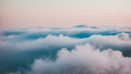 Obraz premium misty morning fog