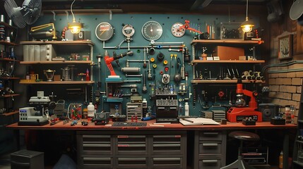 DIY science experimenter's lab garage