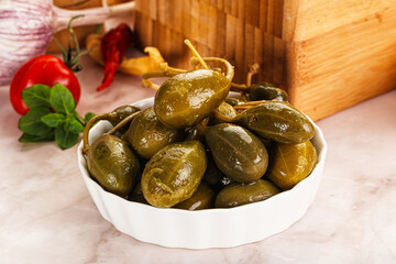 Marinated Caper Berries snack appetiser