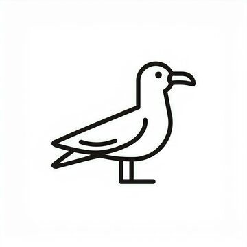 recommend clip art: seagull bird icon