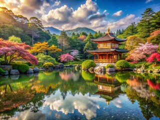 Fototapeta premium Beautiful Asian nature