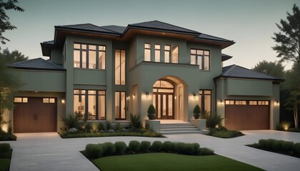 Photo interior modern design room 3d illustration