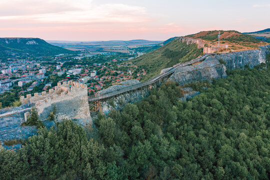 Ovech fortress in Bulgaria. Looks like a smaller Great Chinese Wall

