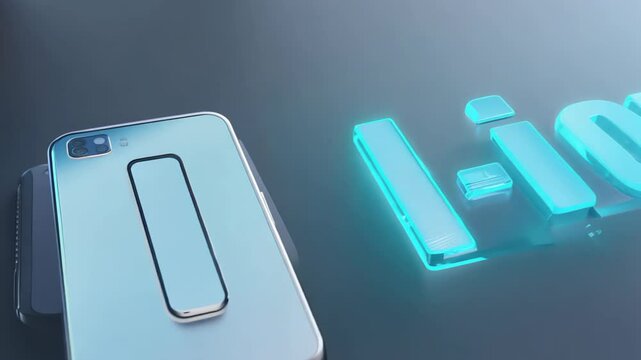 Lithium-ion battery, with Li-ion written in large letters on a light background.
Concept: battery technology, energy saving