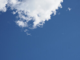 blue sky with clouds background