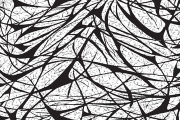 Obraz premium Classic Black and White Overlay Texture on White Monochrome Vector Art