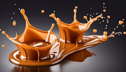 Capture the essence of sweetness and sophistication with caramel splash images on Adobe Stock.