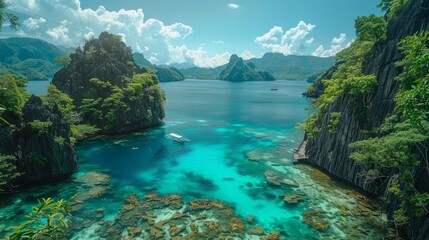 Obraz premium Aerial view of Philippines