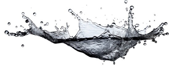 Obraz premium Water Splash - An Artistic Display of Liquid Motion