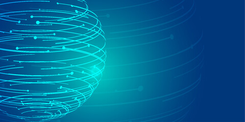 Global network connection. World map point and line composition concept of global business. Vector Illustration  © Anjas