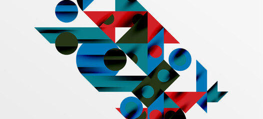 Geometric neo patterns. Abstract background for covers, banners, flyers and posters and other templates