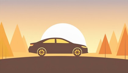 car silhouette illustration