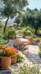 flowers in a garden