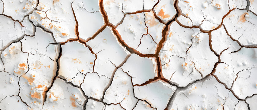 Detailed close-up of cracked surface showcasing intricate lines and textures, perfect for artistic or abstract projects.
