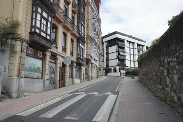 Apartment blocks in the city of Bilbao