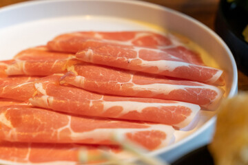 Enjoy fresh delicious and juicy beef slices