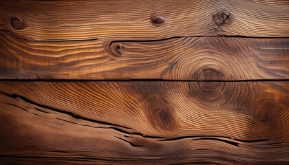 Naklejka premium Authentic Wood Texture: Aerial View of Vintage Wooden Table with Natural Color