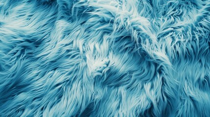 Soft, textured teal fur fabric with intricate patterns and details