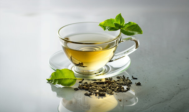 Green tea cup