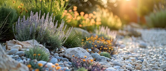 How to create a drought-resistant garden, close up on drought-tolerant plants