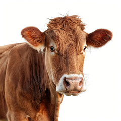 Cow isolated on white background