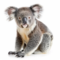Naklejka premium Koala isolated on white background