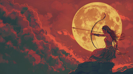 artemis diana goddess greek roman of the hunters