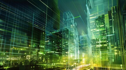 Visualize the concept of sound waves traveling through different mediums