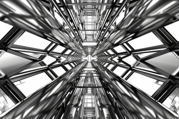 Abstract metal background. Vector 3d illustration. Geometric cover design. Elegant backdrop. Jewelry pattern. Design, Banner, Creative