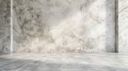 Fototapeta premium Light gray wall background