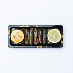 sushi rolls on a plate