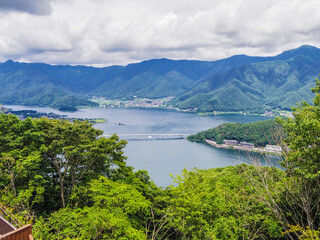 【山梨県】河口湖天上山公園からの景色