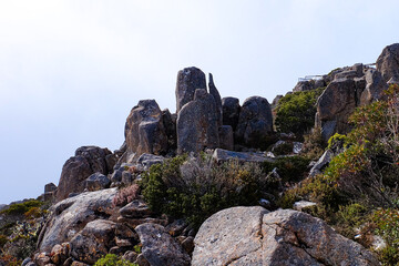 Pinnacle Observation Shelter and Boardwalk, Mount Wellington, Tasmania, Hobart, Australia 