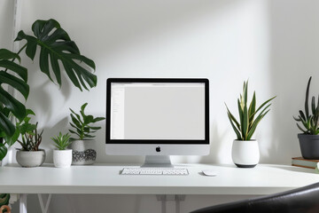 Editable template with sleek layout for text and images