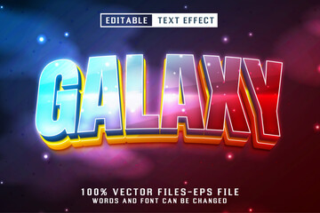 Galaxy Editable Tet Effect