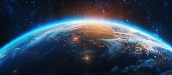 Obraz premium Earth from Space: A View of Our Planet