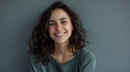 Fototapeta premium Smiling Woman Portrait