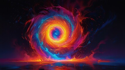 Fototapeta premium fire flames background