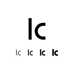 Technical digital font, cyber alphabet