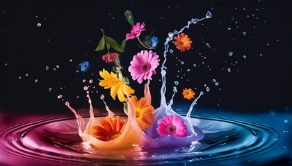 Discover the perfect splash mix color image to match your creative vision.
