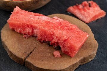 fresh watermelon cooked for nutrition