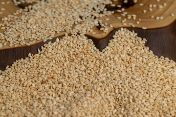 white sesame seeds for use in cooking