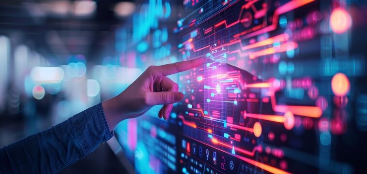 Corporate Strategy Mapping, AIdriven holographic strategy tools, futuristic business environment