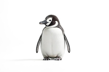 Fototapeta premium Young penguin isolated on a white background