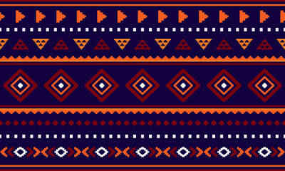 Southwest geometric seamless patterns Aztec Navajo Native American tribal ethnic colorful for textile printing