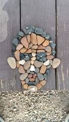 firewood in a fireplace