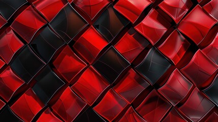 High contrast red and black plexus pattern, making a bold statement with room for equally bold text